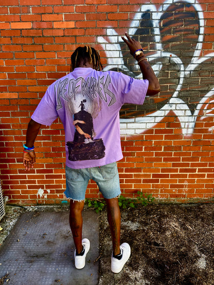 Emotionally Scarred Tee Purple